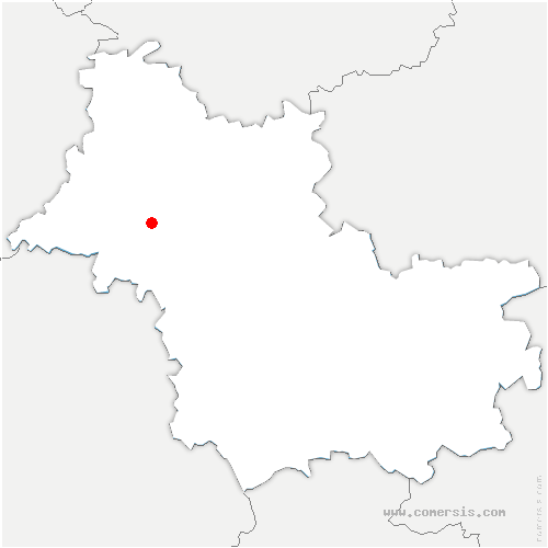 carte de localisation de Lury-sur-Arnon