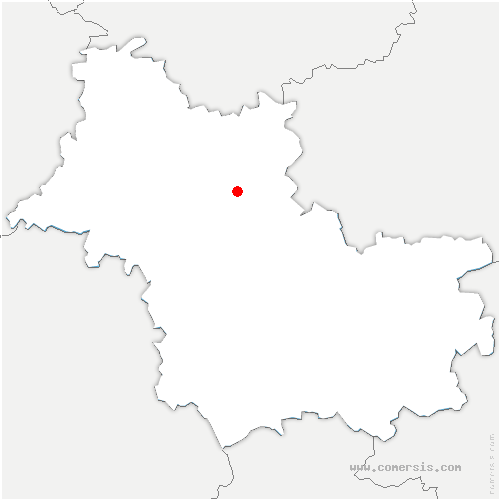 carte de localisation de Madeleine-Villefrouin