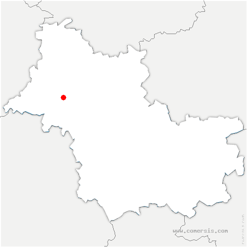 carte de localisation de Marcilly-en-Beauce