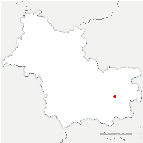 carte de localisation de Marcilly-en-Gault