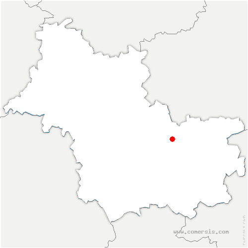 carte de localisation de la Marolle-en-Sologne