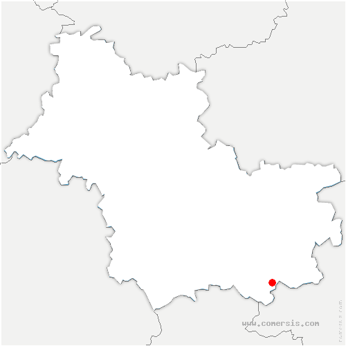 carte de localisation de Mennetou-sur-Cher