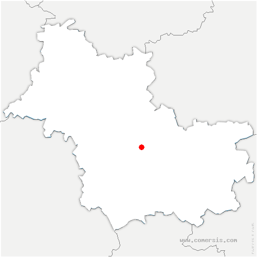 carte de localisation de Mont-près-Chambord