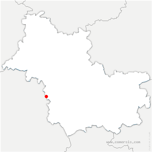 carte de localisation de Monteaux