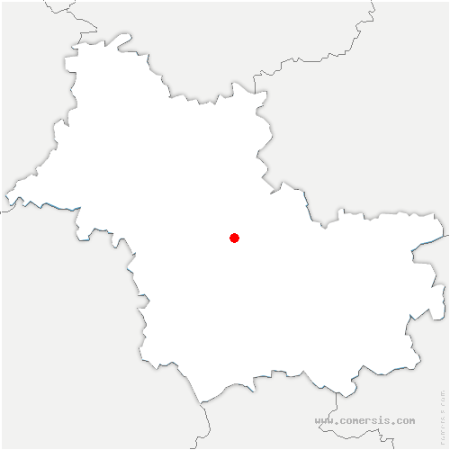 carte de localisation de Montlivault