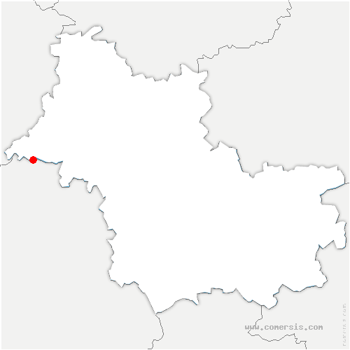 carte de localisation de Montrouveau