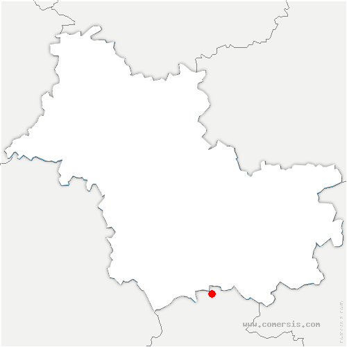 carte de localisation de Nottonville