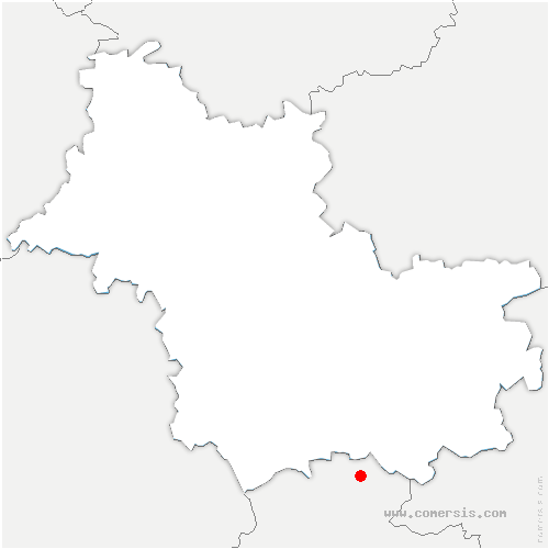 carte de localisation de Péronville