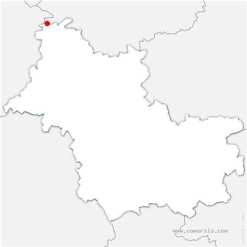 carte de localisation du Plessis-Dorin