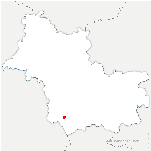 carte de localisation de Pouillé