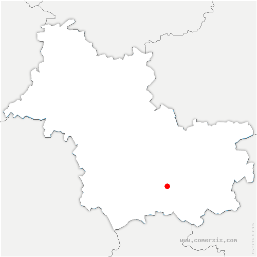 carte de localisation de Pruniers-en-Sologne