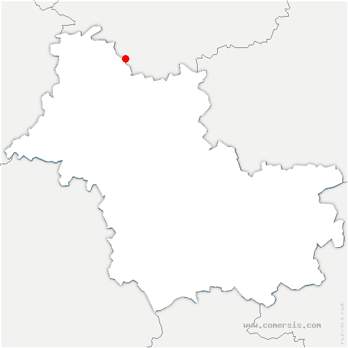 carte de localisation de Ruan-sur-Egvonne
