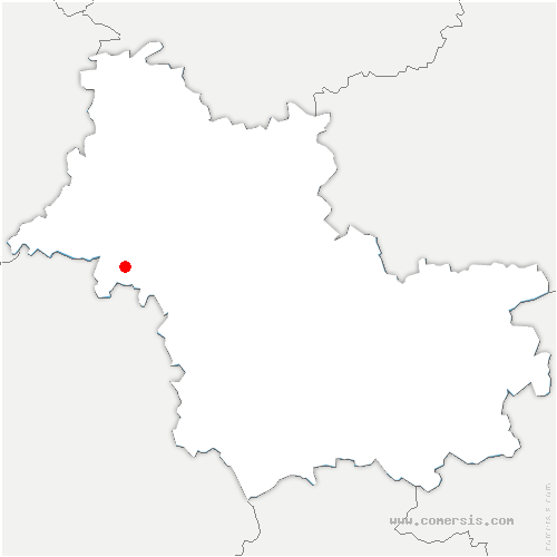 carte de localisation de Saint-Amand-Longpré