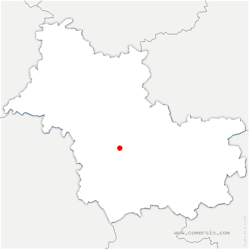 carte de localisation de Saint-Benoît-sur-Loire