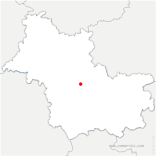 carte de localisation de Saint-Claude-de-Diray