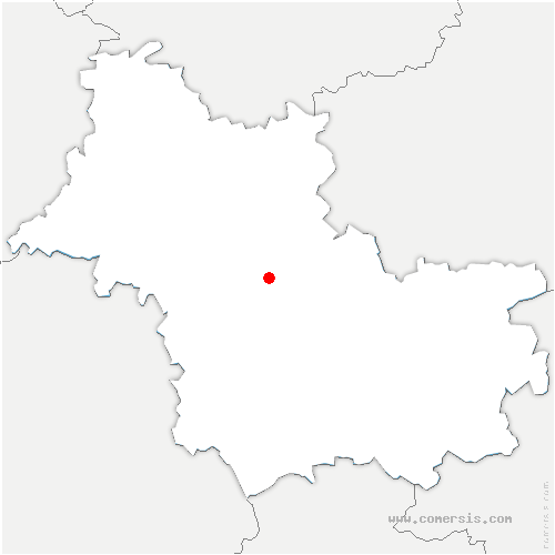 carte de localisation de Saint-Denis-sur-Loire