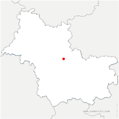 carte de localisation de Saint-Dyé-sur-Loire