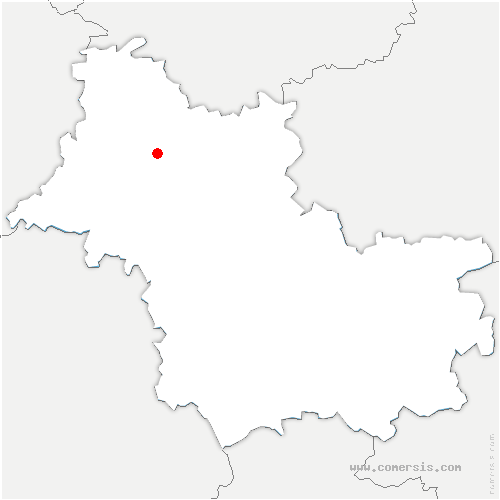 carte de localisation de Saint-Firmin-des-Prés