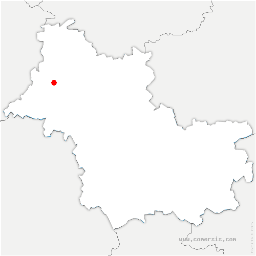 carte de localisation de Saint-Georges-sur-la-Prée