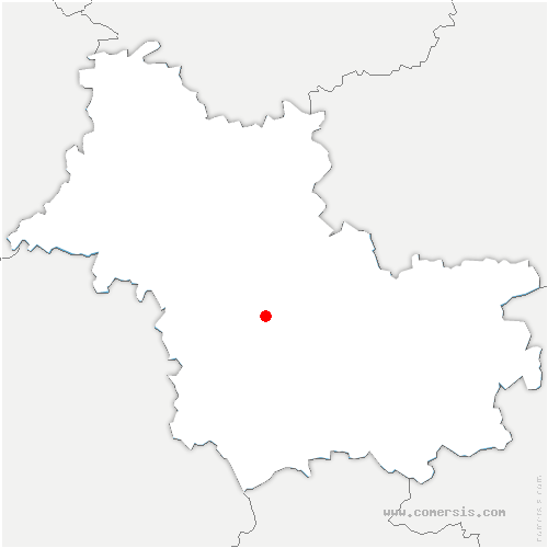 carte de localisation de Saint-Gervais-la-Forêt