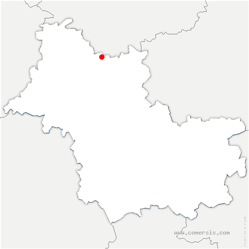 carte de localisation de Saint-Jean-Froidmentel