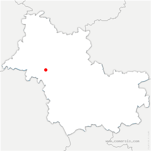 carte de localisation de Saint-Jean-de-Braye