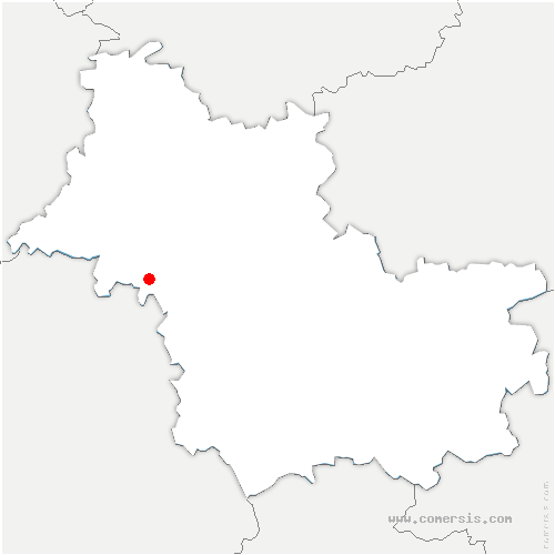 carte de localisation de Saint-Jean-le-Blanc
