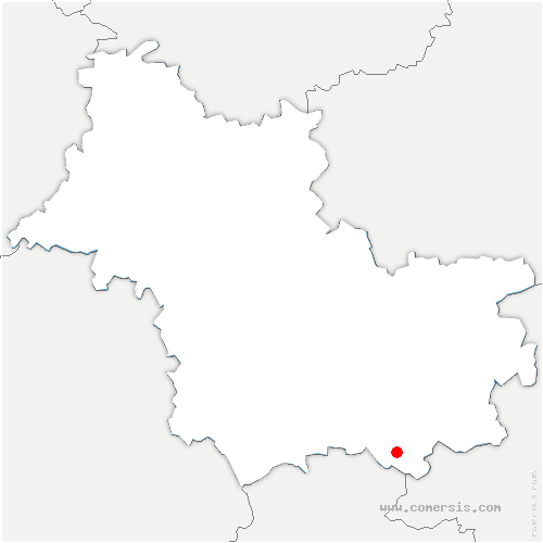 carte de localisation de Saint-Julien-sur-Cher