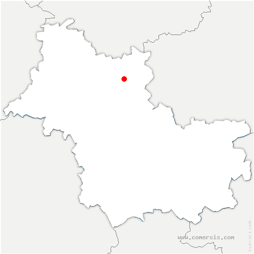 carte de localisation de Saint-Léonard-en-Beauce