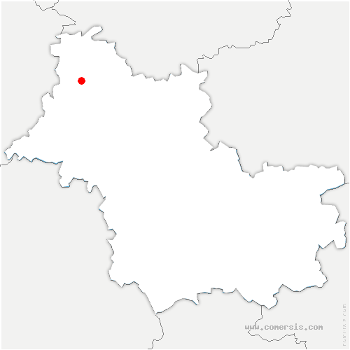 carte de localisation de Saint-Marc-du-Cor