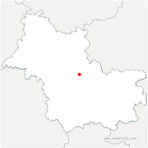 carte de localisation de Saint-Martin-d'Abbat