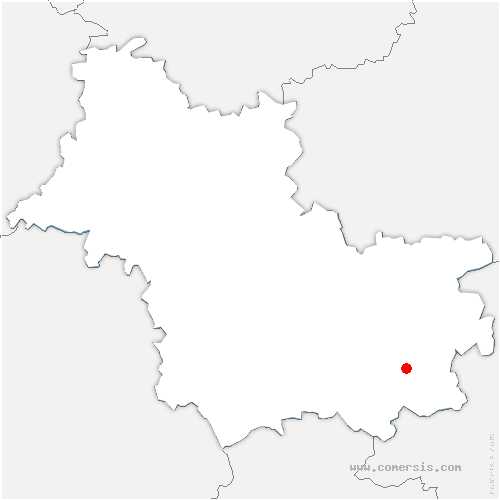 carte de localisation de Selles-Saint-Denis
