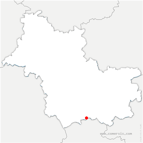 carte de localisation de Selles-sur-Cher