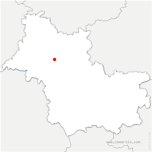 carte de localisation de Selommes