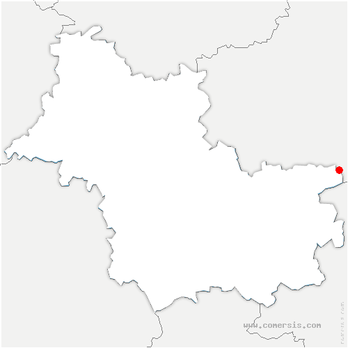 carte de localisation de Souvigny-en-Sologne