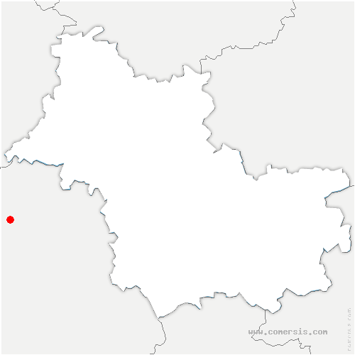 carte de localisation de Tavers