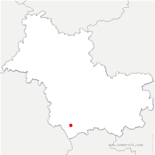 carte de localisation de Thésée