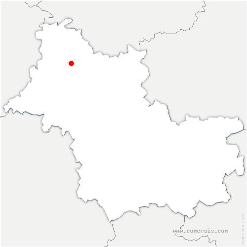 carte de localisation de Tivernon