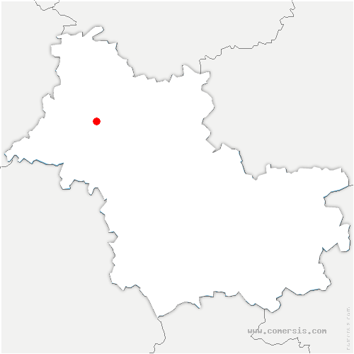 carte de localisation de Vendôme