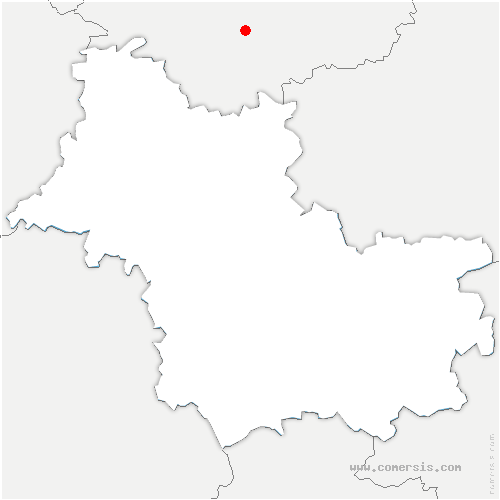 carte de localisation de la Vernelle