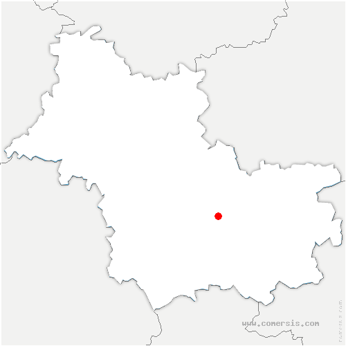 carte de localisation de Vernou-en-Sologne