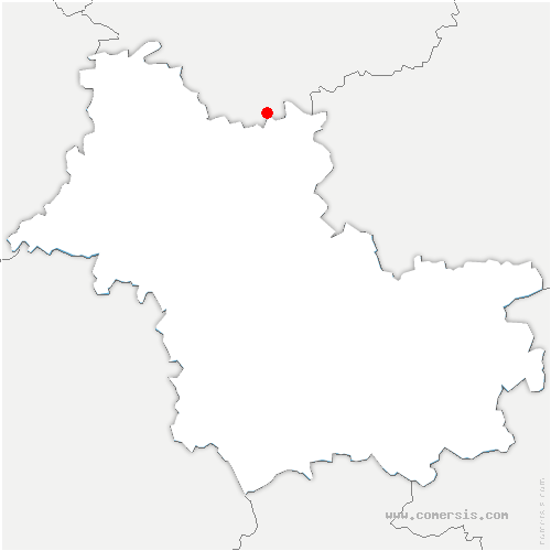 carte de localisation de Vicq-sur-Nahon