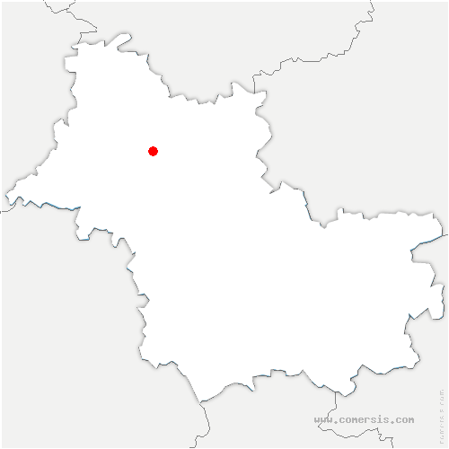 carte de localisation de Vierzon
