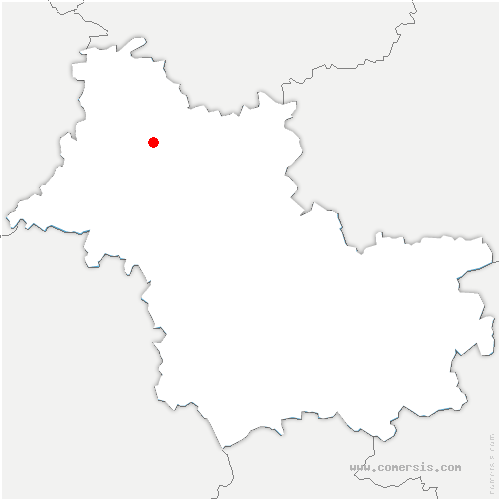 carte de localisation de Ville-aux-Clercs
