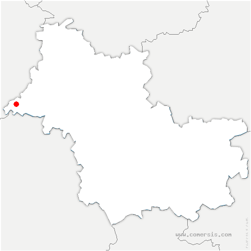 carte de localisation de Villedieu-le-Château