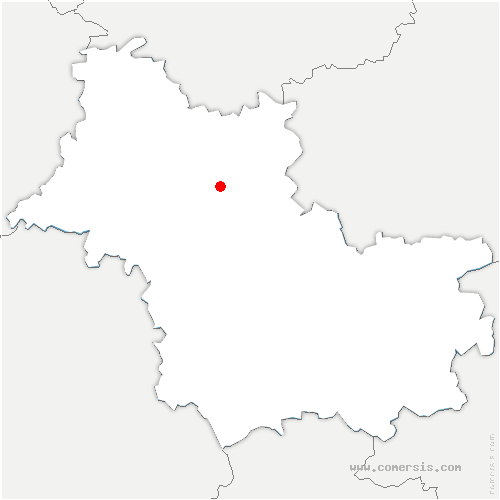 carte de localisation de Villeneuve-Frouville