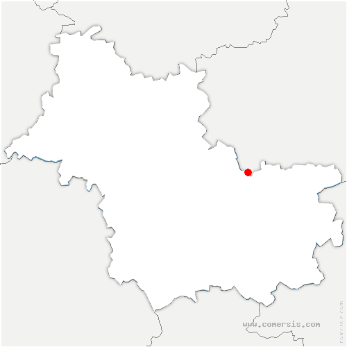 carte de localisation de Villeny