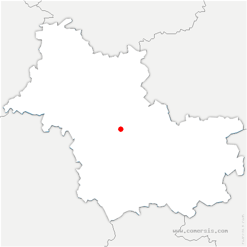 carte de localisation de Vineuil