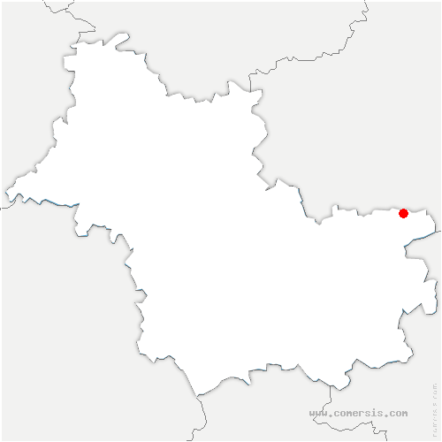 carte de localisation de Vouzon