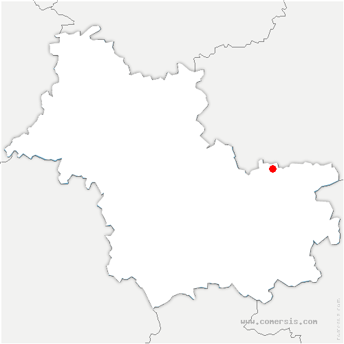 carte de localisation d'Yvoy-le-Marron